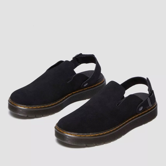 Dr. Martens Other - Dr. Martens Carlson Suede Casual Slingback Mules in Black (US M 10)